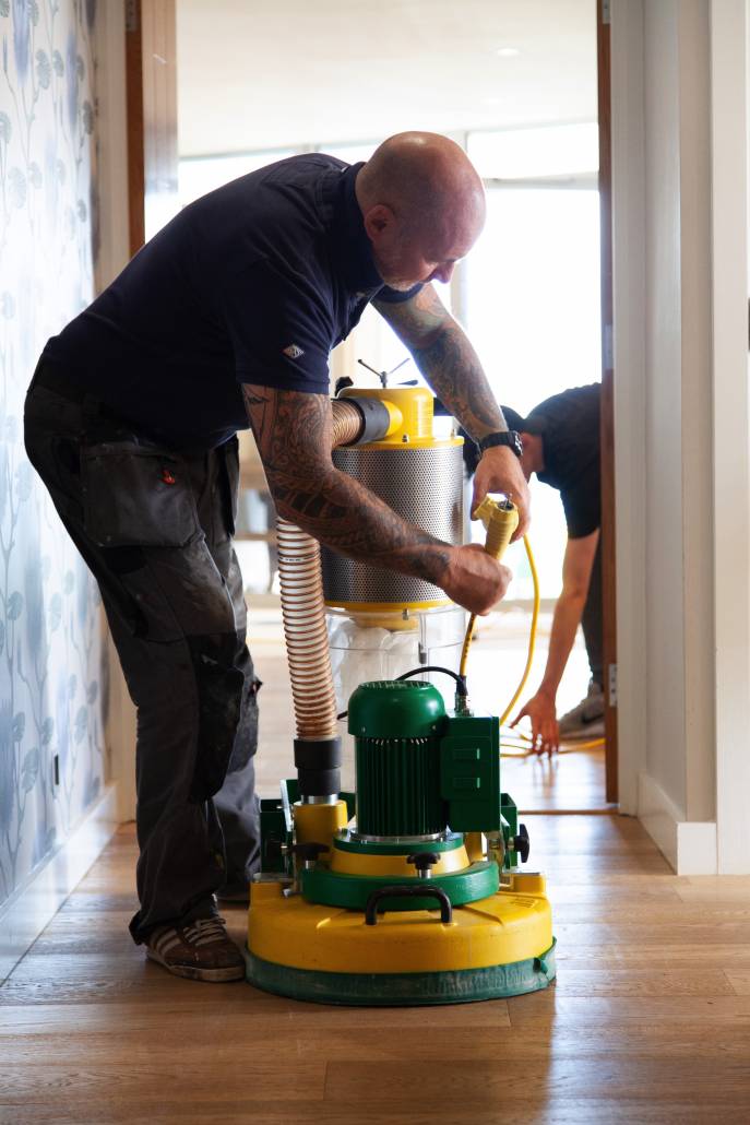 Wooden floor sanding in Newquay