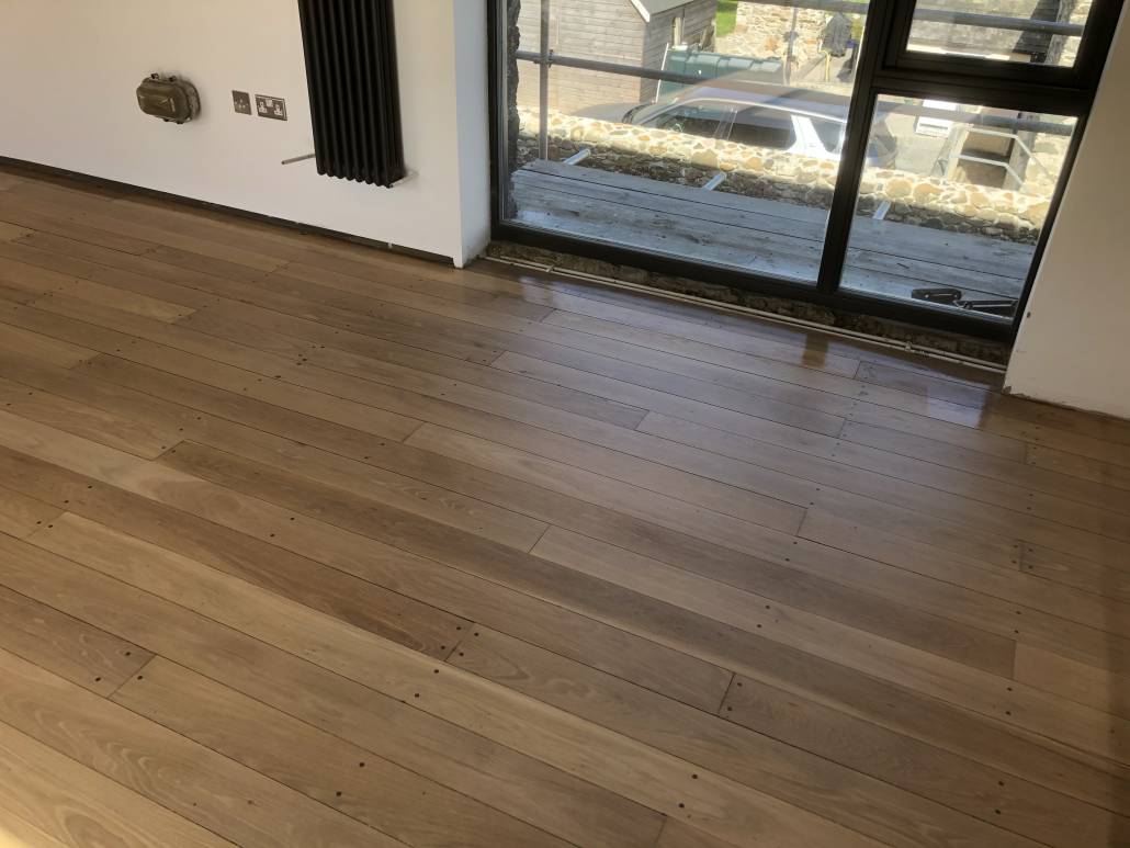 Oak Floor Restoration at Saltash