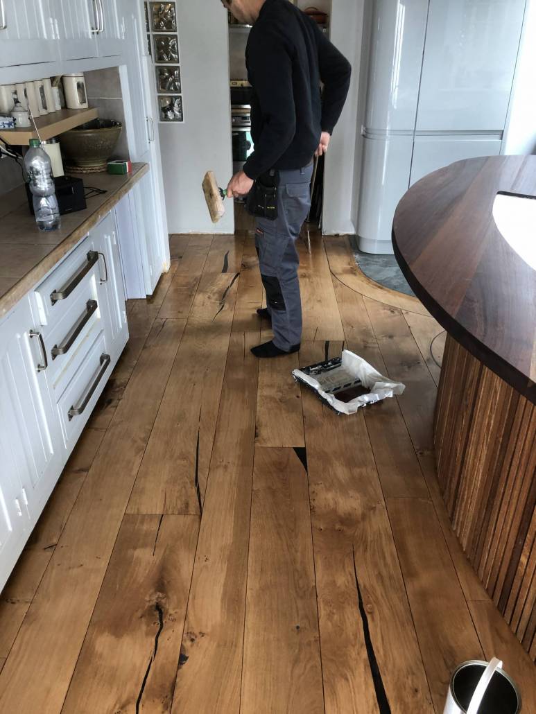 Refinishing Hardwood Floor at Saltash