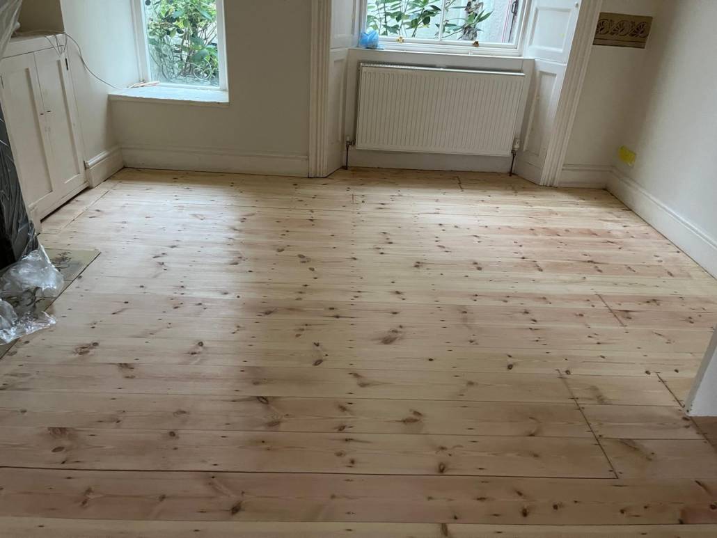 Pine flooring renovation penzance